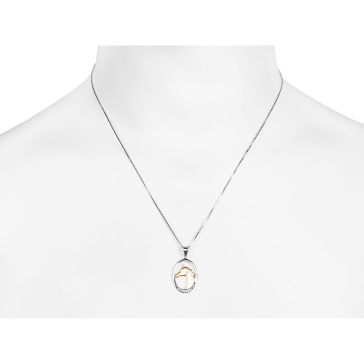 Halskette mit Pferdeanhänger Horka