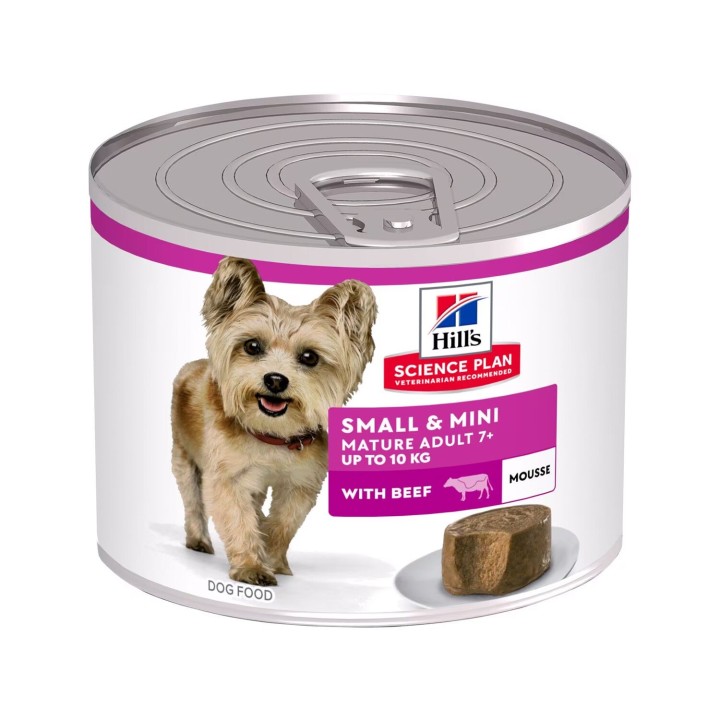 Hill's Science Plan Mature Adult Small & Mini Mousse - Rindfleisch - 12 x 2