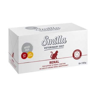 Smilla Veterinary Diet Mixpaket 8 x 100 g - Renal: Huhn + Rind