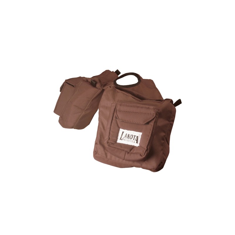 Vorderer Sattelrucksack aus gepolstertem Nylon für Pferde Lakota Deluxe