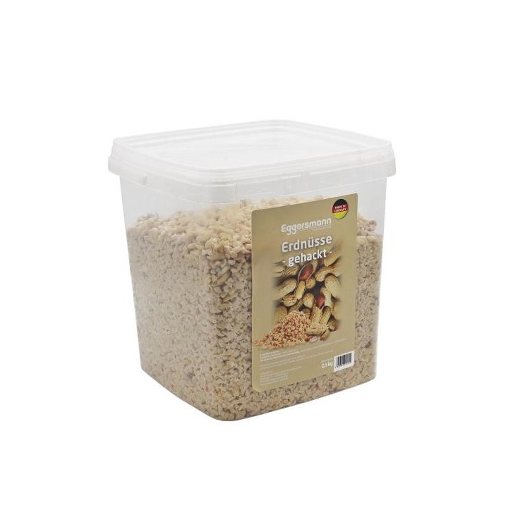 Eggersmann Gehackte Erdnüsse 2,5 kg Eimer