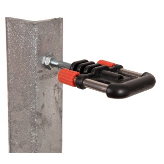 Isolatoren für Elektrozaun Verankerung 2 Richtungen für Eisenpfähle Gallagher (x5)