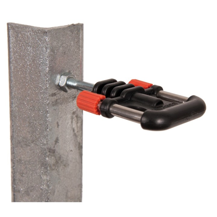 Isolatoren für Elektrozaun Verankerung 2 Richtungen für Eisenpfähle Gallagher (x5)