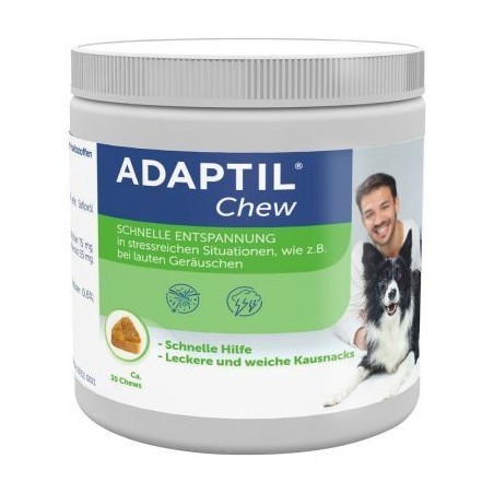 Hunde-Nahrungsergänzungsmittel Ceva Adaptil Chew Bouchees