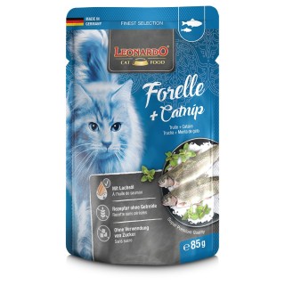 Leonardo Finest Selection Pouch 16 x 85 g - Forelle & Catnip