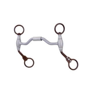 Western Snaffle für Pferde aus weichem Eisen und Kupfer Metalab