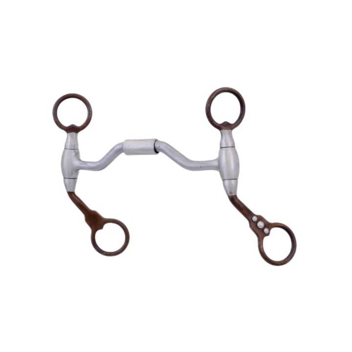 Western Snaffle für Pferde aus weichem Eisen und Kupfer Metalab