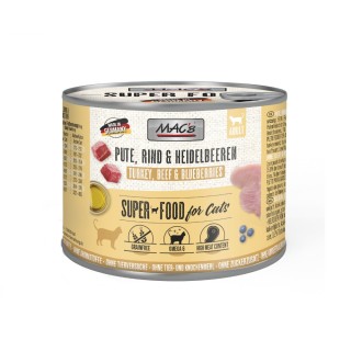 MAC´s Cat 6 x 200 g - Pute, Rind & Heidelbeeren