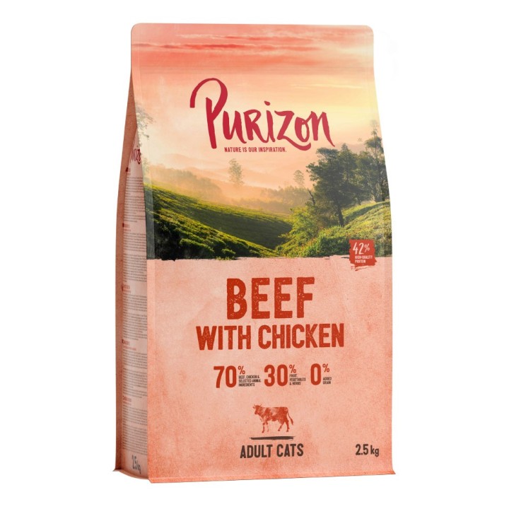 Purizon Original Rind mit Huhn - getreidefrei - 2,5 kg