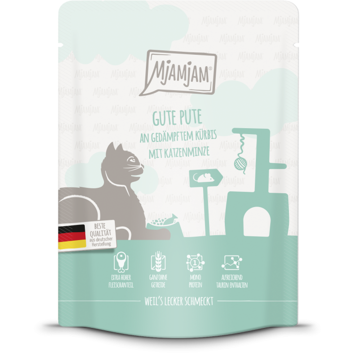 Mjamjam Pute und Kürbis Portionsbeutel - 300 g