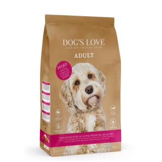 DOG'S LOVE Trockenfutter Pferd - 12 kg