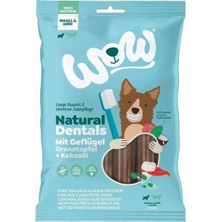 WOW Natural Dentals mit Geflügel, Granatapfel & Kokosöl Small & Midi - 180 g