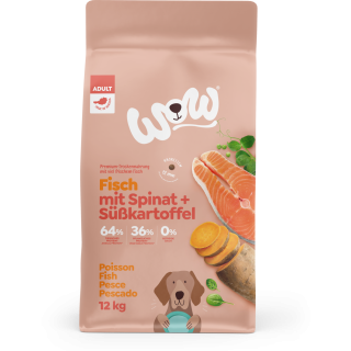 WOW ADULT Fisch Trockenfutter - 12 kg