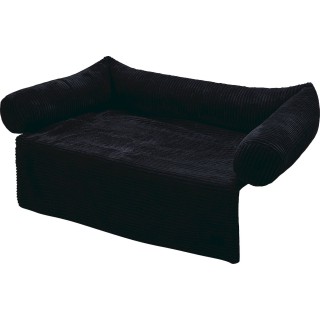 Designed by Lotte Couchkissen Hund Ribbed Anthrazit - 90x55 cm