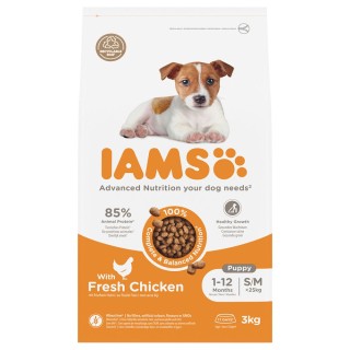 IAMS Advanced Nutrition Puppy Small / Medium Breed mit Huhn - 3 kg
