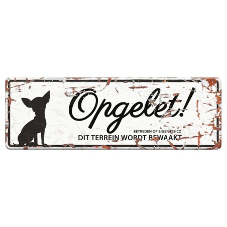 Warntafel Mini Chihuahua n D&D Home