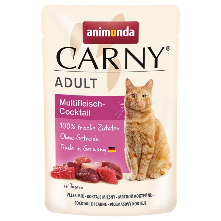 animonda Carny Pouch 12 x 85 g - Multifleisch-Cocktail