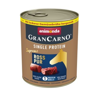 animonda GranCarno Adult Single Protein Supreme 6 x 800 g - Ross Pur