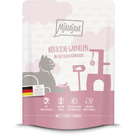 Mjamjam Garnelen und Hühnchen Portionsbeutel - 300 g