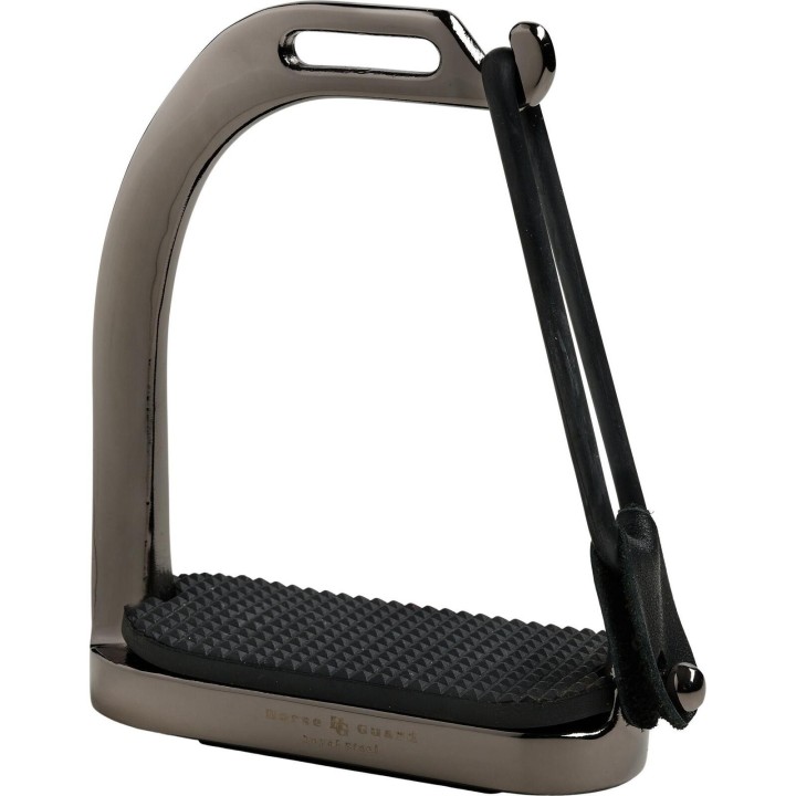 Sicherheitssteigbügel für Reiter HorseGuard gunmetal