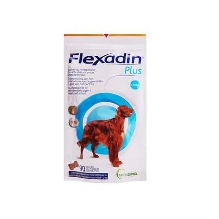 Nahrungsergänzungsmittel für Hunde über 10 kg Vetoquinol Flexadin (x90)