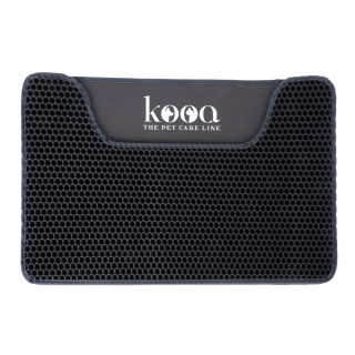 kooa Doppellagige Katzenstreu-Matte - dunkelgrau