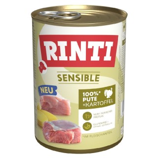 RINTI Sensible 6 x 400 g - Pute & Kartoffel