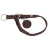 Schecker - Hunter Solid Education Halsband, Farbe: Dunkelbraun [40 - 45 cm / 18 mm]