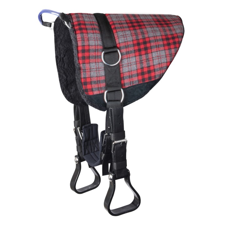 Roher Reitteppich für Pferde Waldhausen Bare-Back-Pad