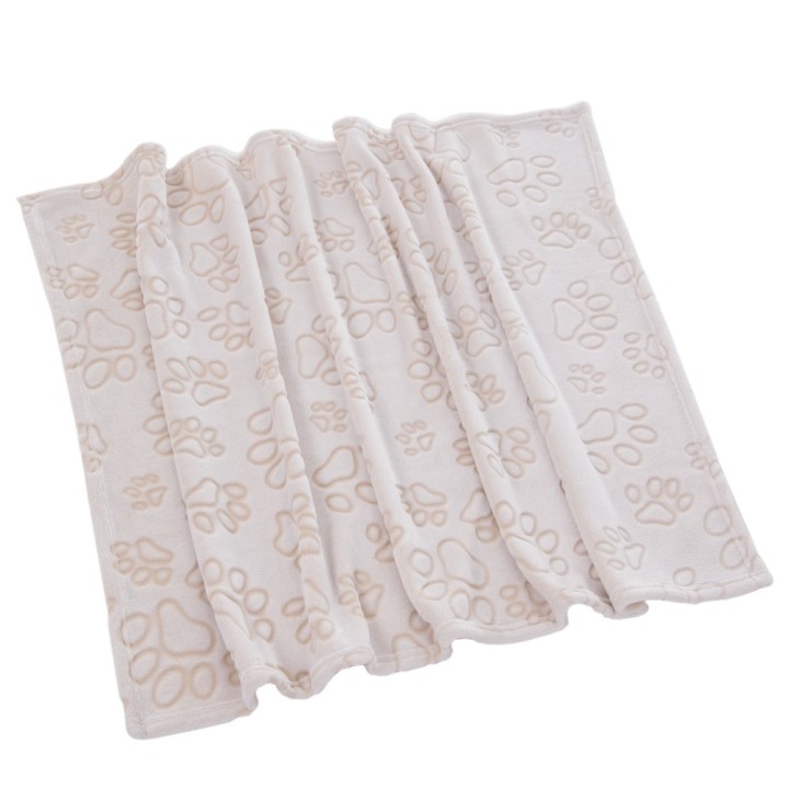 Smartpet Microfaserdecke Pawzzz - L 100 x B 75 cm, creme/beige