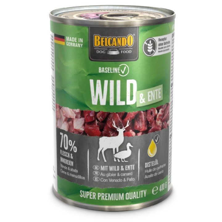 Belcando Baseline 6 x 400 g - Wild & Ente