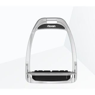 Aluminium Steigbügel Plat Grip Schwarz Flex-On Hunter H