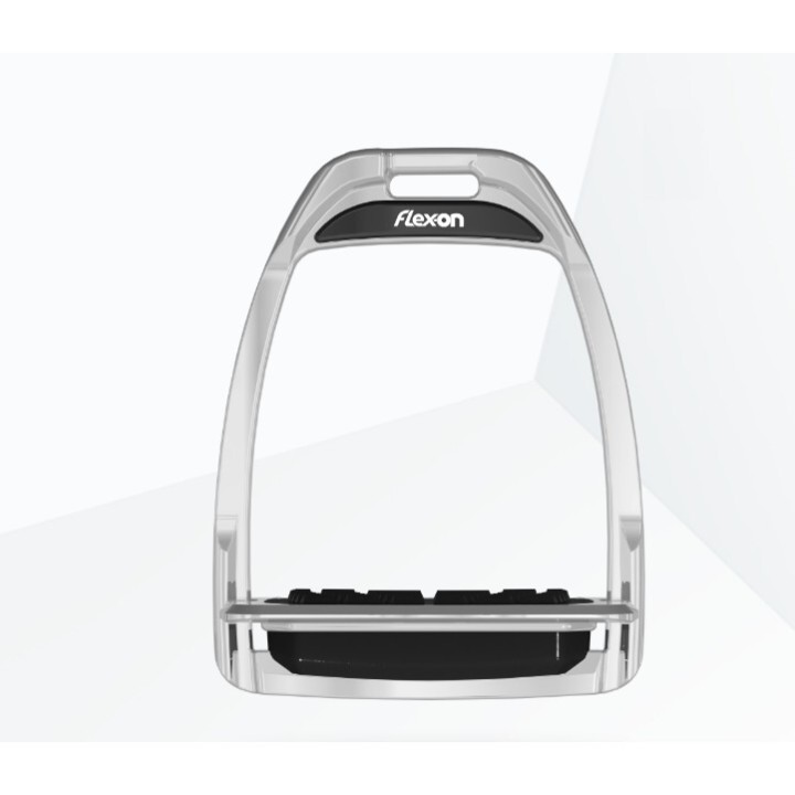 Aluminium Steigbügel Plat Grip Schwarz Flex-On Hunter H