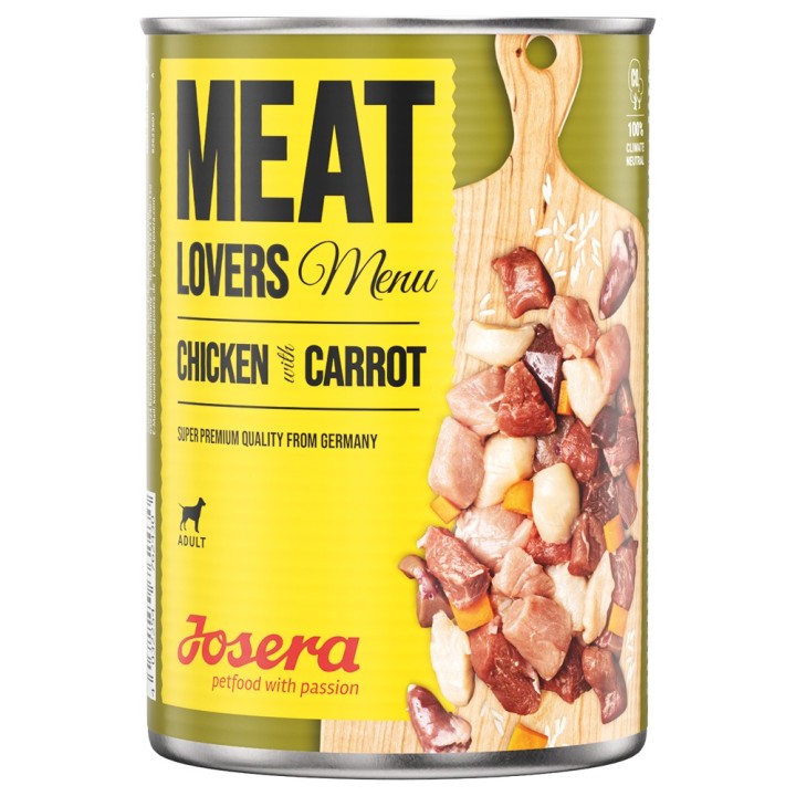 Josera Meatlovers Menü 6 x 800 g - Huhn & Karotte