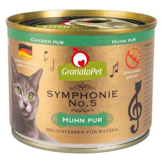 GranataPet Symphonie 6 x 200 g - Huhn pur
