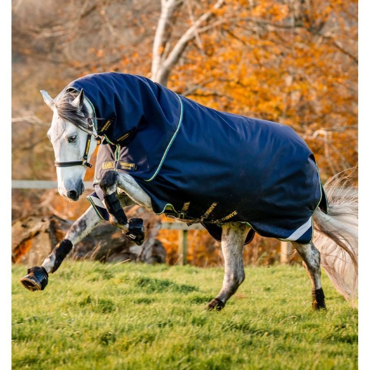 Outdoor-Decke mit abnehmbarem Halsteil Horseware Rambo Duo Force 2.0