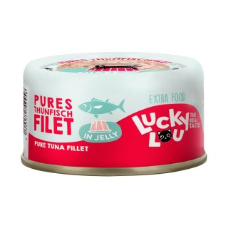 Lucky Lou Extra Food in Jelly 12 x 70 g - Thunfischfilet