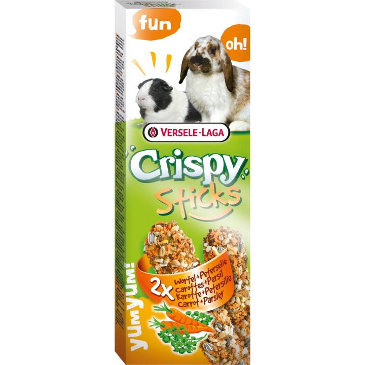 Versele Laga Crispy Sticks für Kaninchen + Meerschweinchen - Karo.+ Peters.