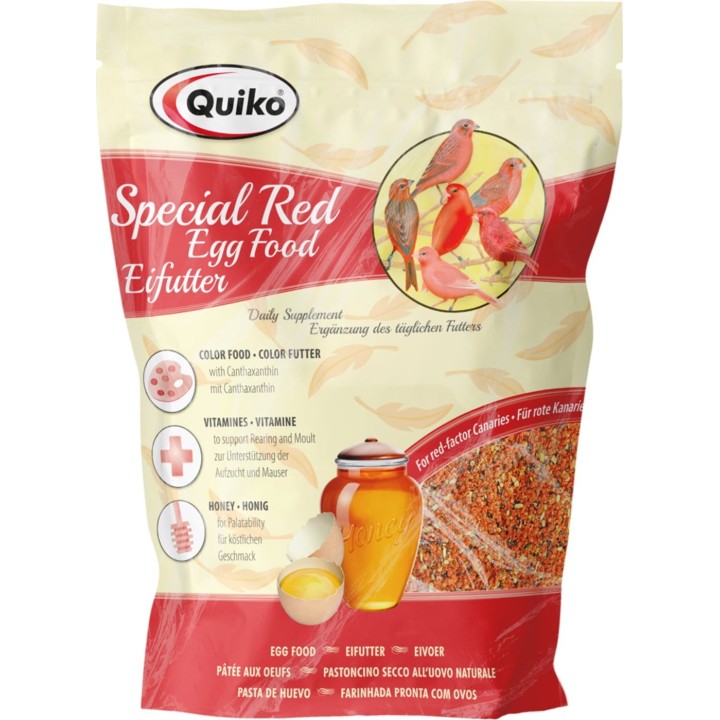 Quiko Special R Eifutter für alle rotgrundigen Vogelarten - 500 g