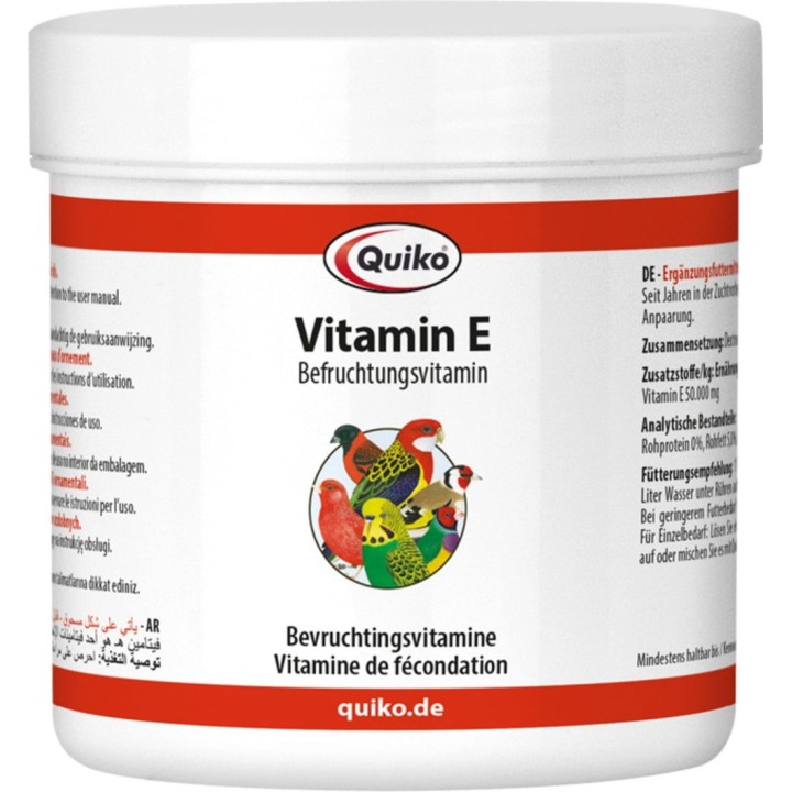 Quiko Vitamin E Kanarien, Sittiche und Ziervögel - 140 g