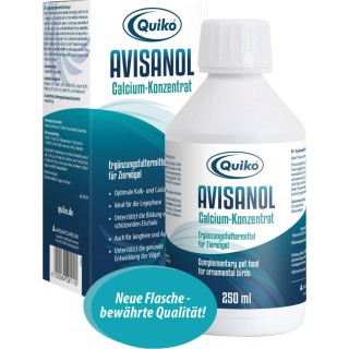 Quiko Avisanol Calcium-Konzentrat für Ziervögel - 250 ml
