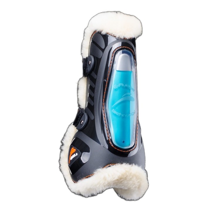 Vorderbeinschutz für Pferde eQuick eShock scratch fluffy