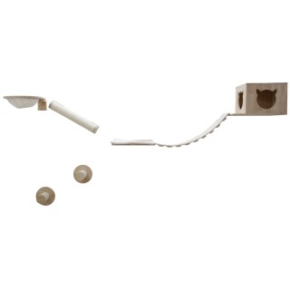 Kerbl Pet Kletterwand Anden für Katzen - Set aus 7 Teilen