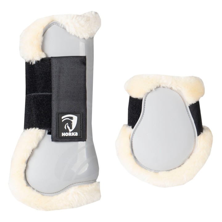 Geschlossene PVC-Gamaschen für Pferde Horka (x4)