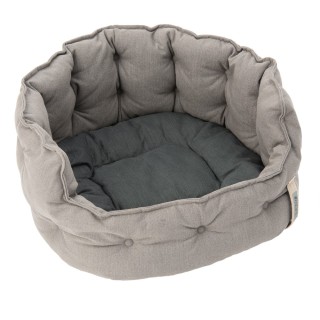 Hundebett Cozy ecoLIFE Grau - L 80 x B 72 x H 31 cm