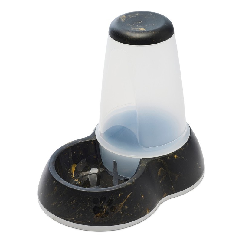 Savic Wasserspender Loop Marble - 3 l - schwarz-gold