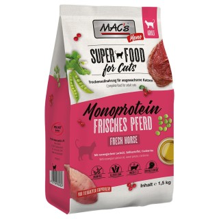 MAC's Superfood for Cats Adult Monoprotein Pferd - 1,5 kg