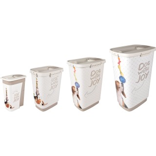 Rechteckiger Futtercontainer für Hunde Flamingo June