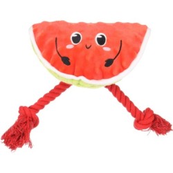 Hundespielzeug mit Seil Flamingo Bubto Melon D'Eau