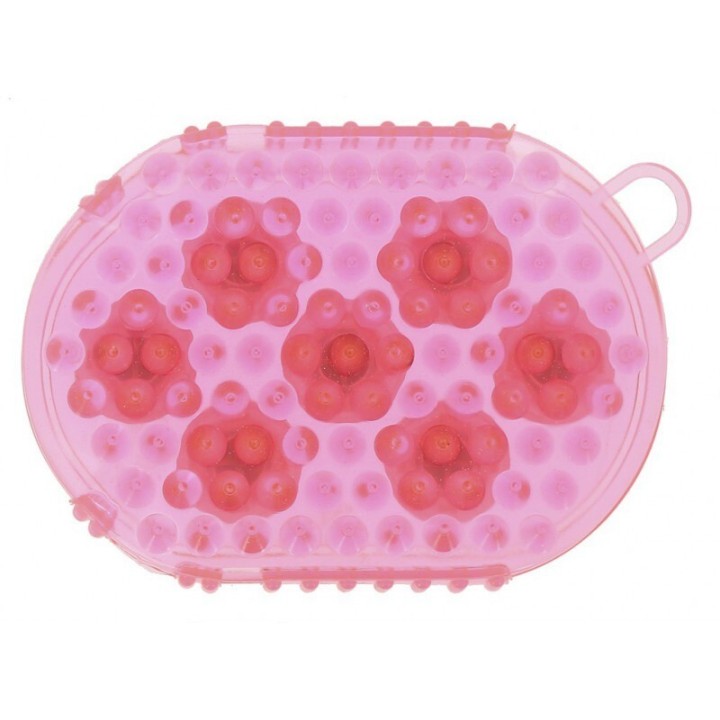 Reithandschuhe doppelseitig Striegel und Massage hippotonic